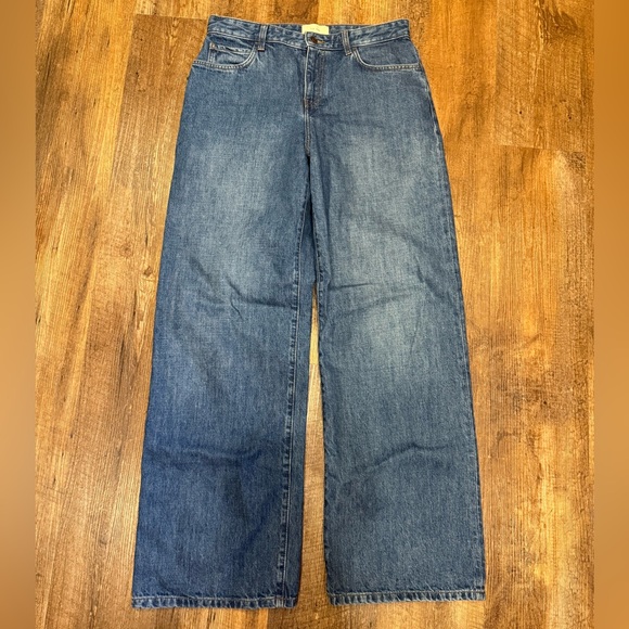 The Row Eglitta wide leg blue jeans size 27 - Picture 2 of 5